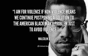 Malcolm X Violence