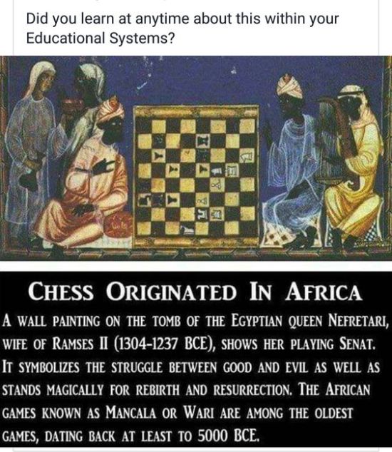 African Chess Game