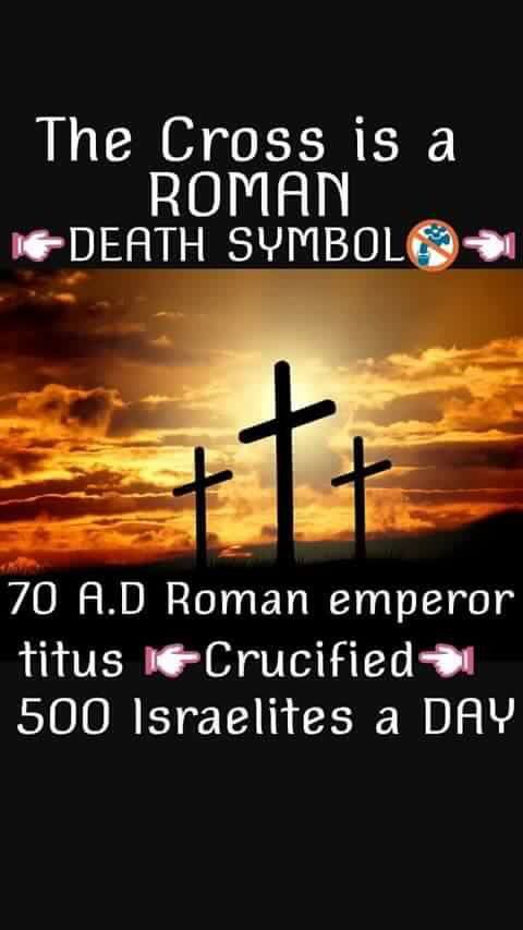 Cross is Death Symbo.