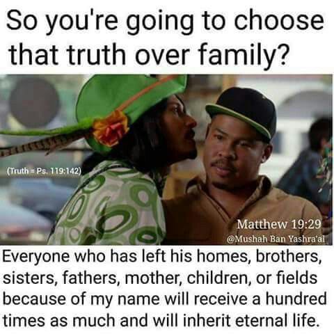 Truth vs Family